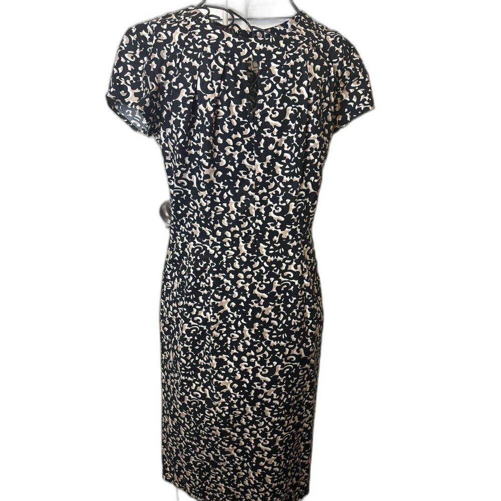 Karin Stevens Women’s Keyhole Printed Dress – Size 6 – Great Condition
